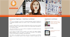 Desktop Screenshot of ambiance-graphique.com